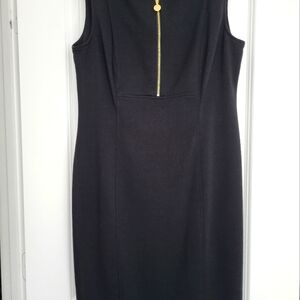 Sleeveless black dress